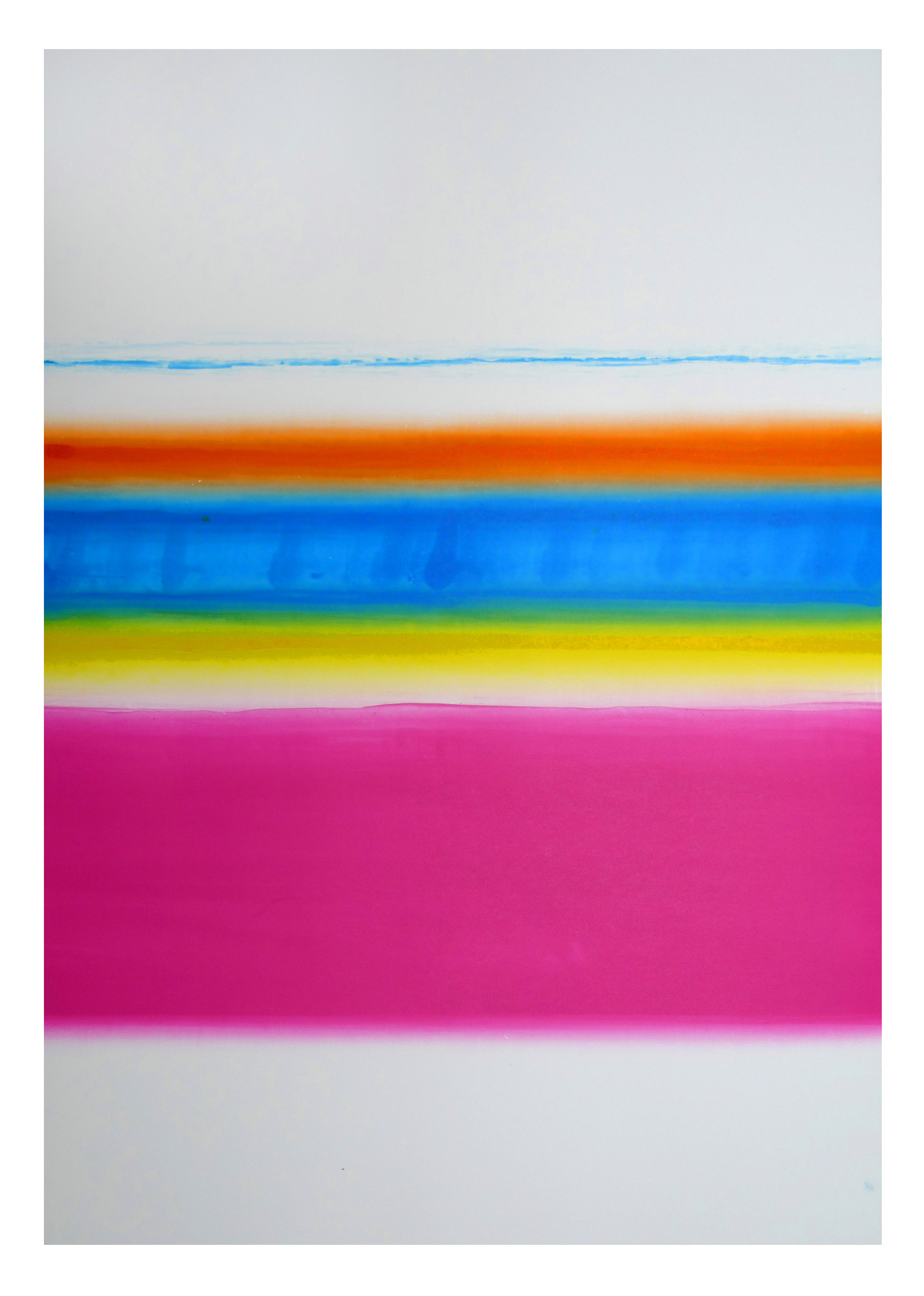 Marc Schmitz oT. 2014 Monotypie 100 x 70 cm